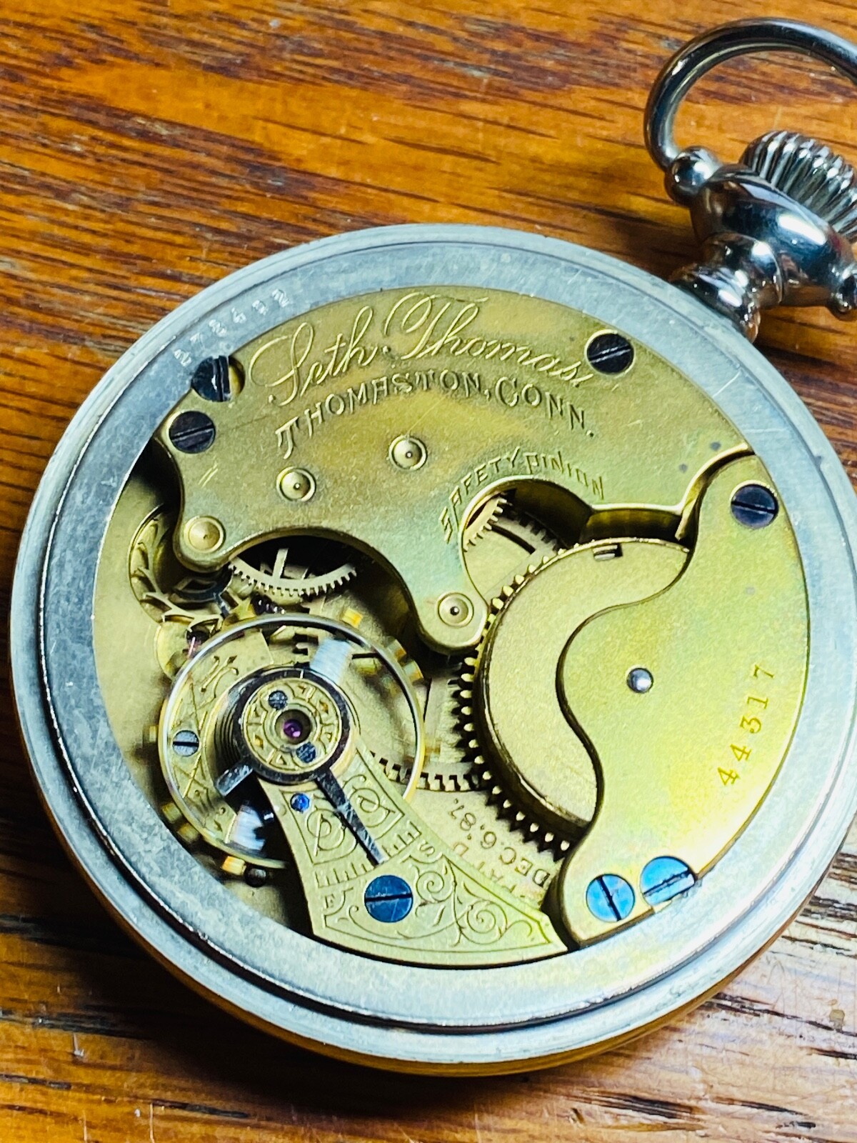 Seth Thomas Watch Co. Grade 34 Pocket Watch image 1