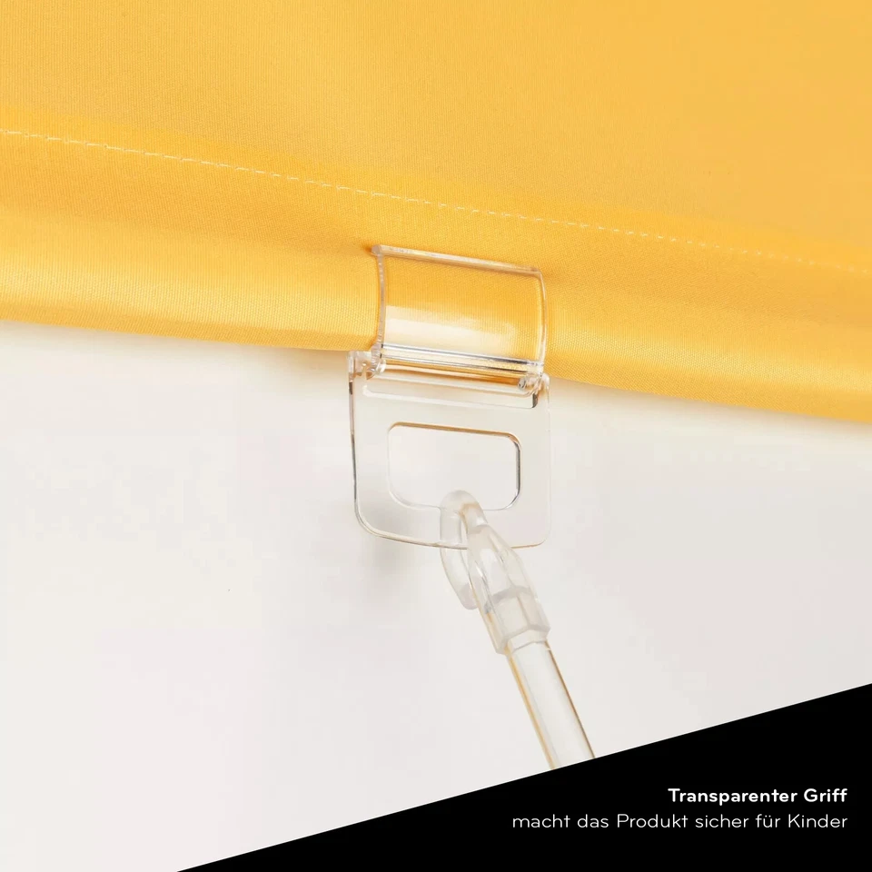 Springrollo Standard-Rollo Lichtdurchlässig Tageslicht Mittelzugrollo Zugrollo - Bild 4 von 4