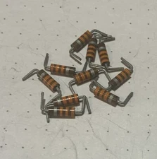 33 K Ohm, 1/4 Watt, 10%, Unbranded, Pre-Formed Carbon Resistor, 10 Each