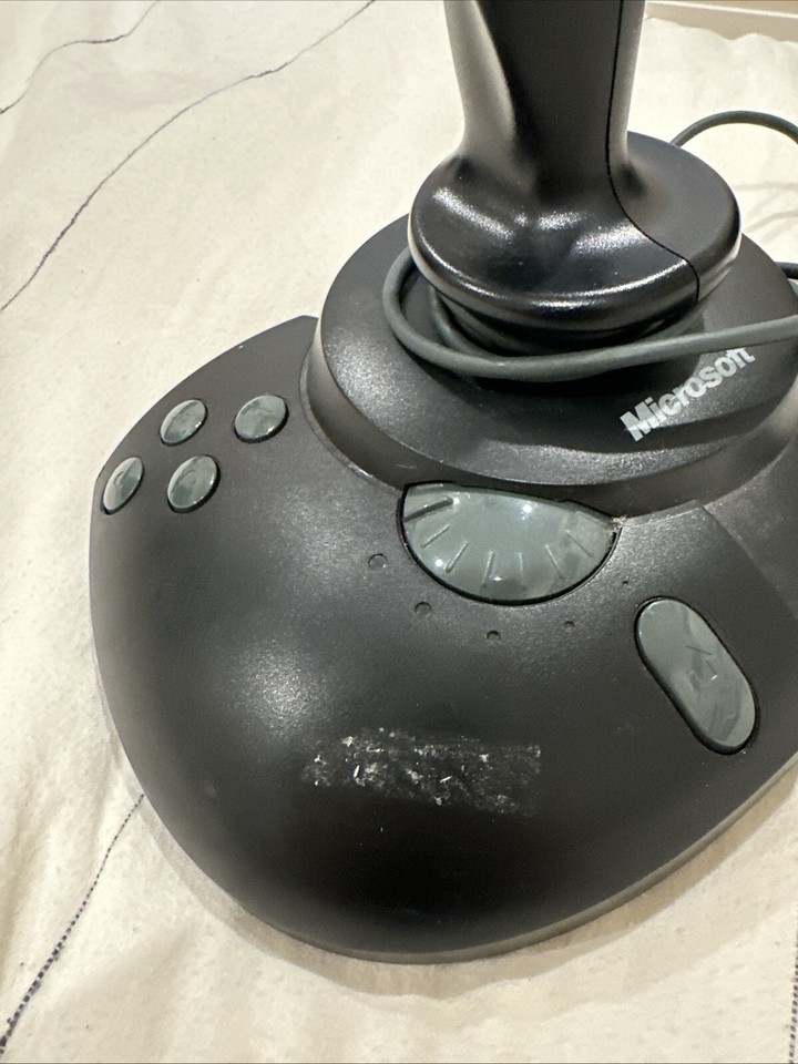Microsoft USB Flight Simulator Joystick Sidewinder Precision Pro PC X03