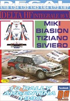 Decal Lancia Delta Integrale 16V M.Biasion R.Argentina 1990 Winner (05)