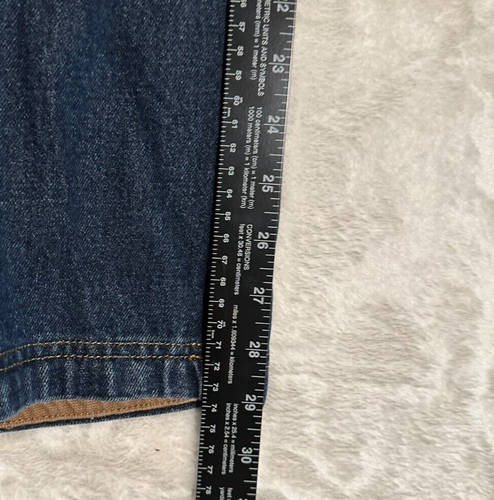 Duluth Trading Jeans Mens *46 X 30 Regular Fit Dark Blue Heavy Denim Ballroom - Picture 7 of 11