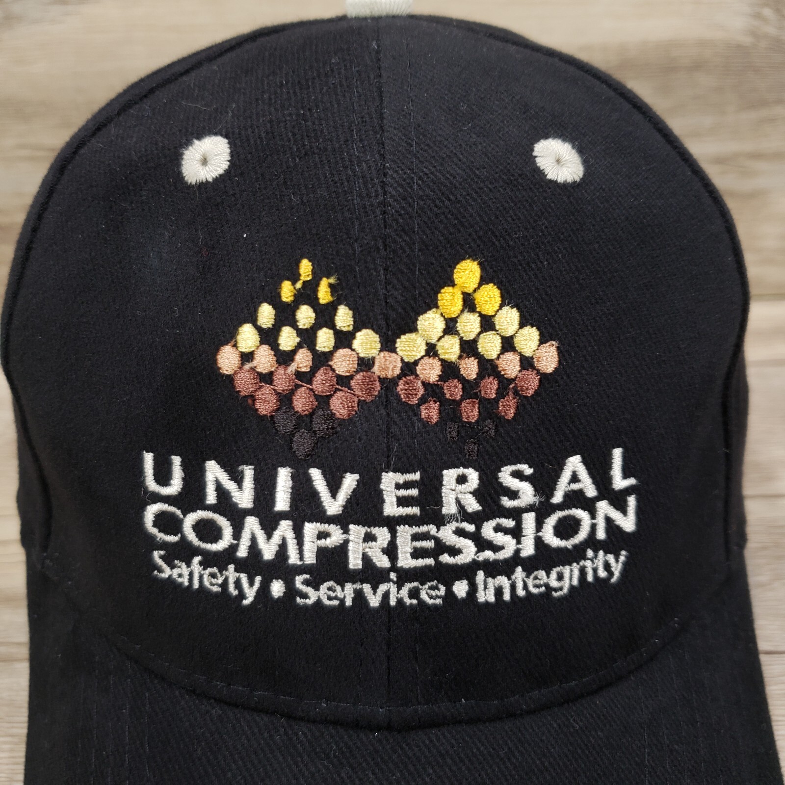 Universal Compression Hat Cap Embroidered Logo Bl… - image 2