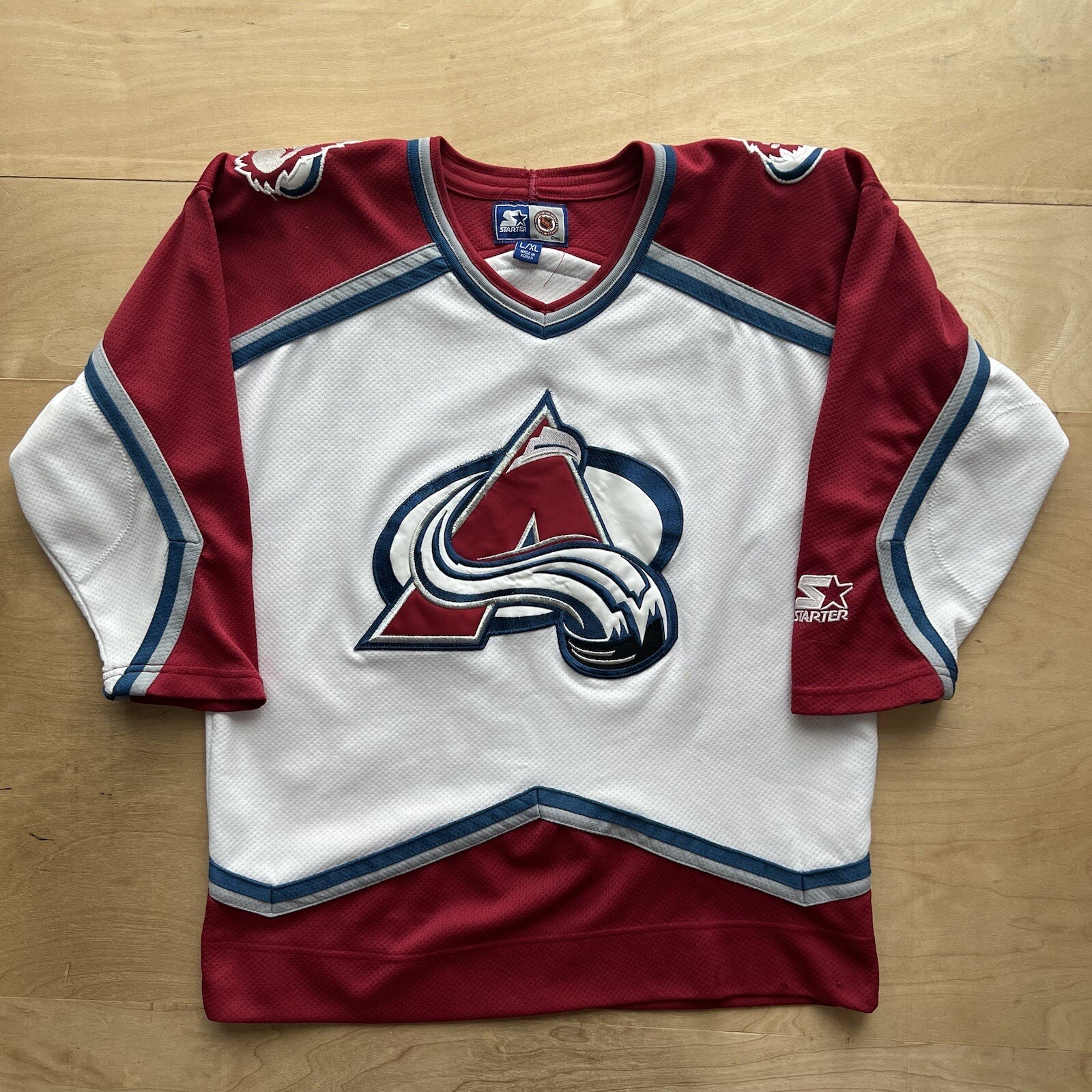 white avs jersey