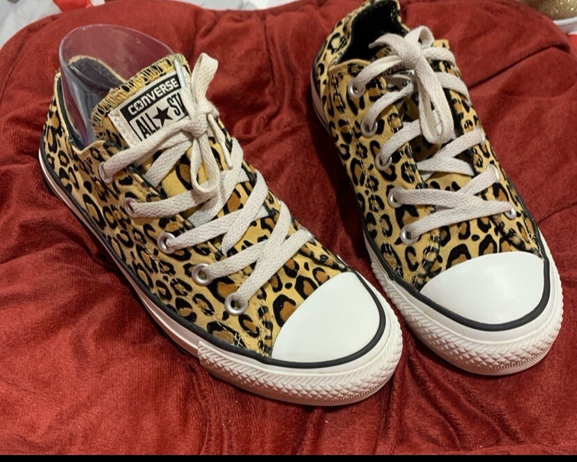Leopard Converse Sneakers
