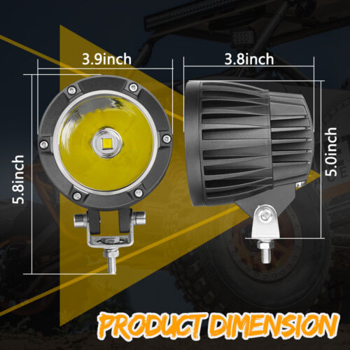 2.6/3/3.5/4/6.8" Inch Car LED Work Light Pods Spot Offroad SUV Driving Fog Lamp - Picture 85 of 155