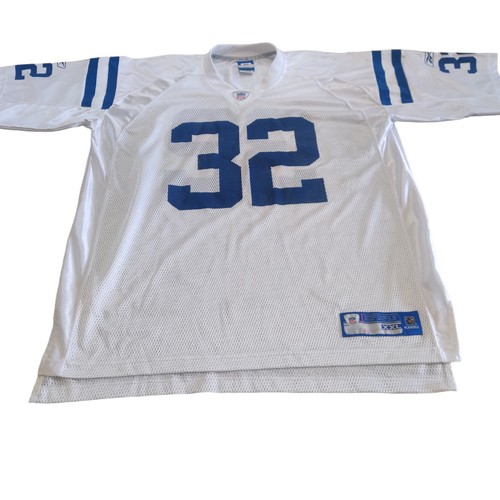 Vintage Reebok Indianapolis Colts #32 Edgerrin James NFL Jersey Mens XXL White - Picture 6 of 10