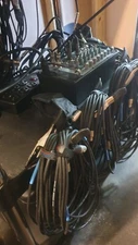 Tascam Model 24 with microohones, speakers, cables etc.