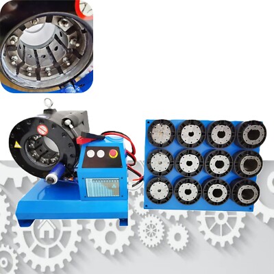 12V 1/4''-2'' Portable Vehicle Electric Hose Pipe Pressing Machine Hose Crimper