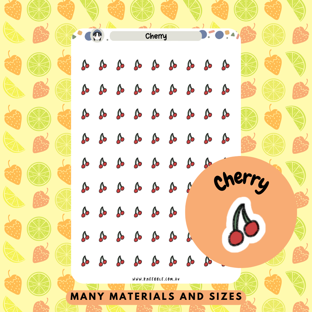 Cherry Planner Stickers