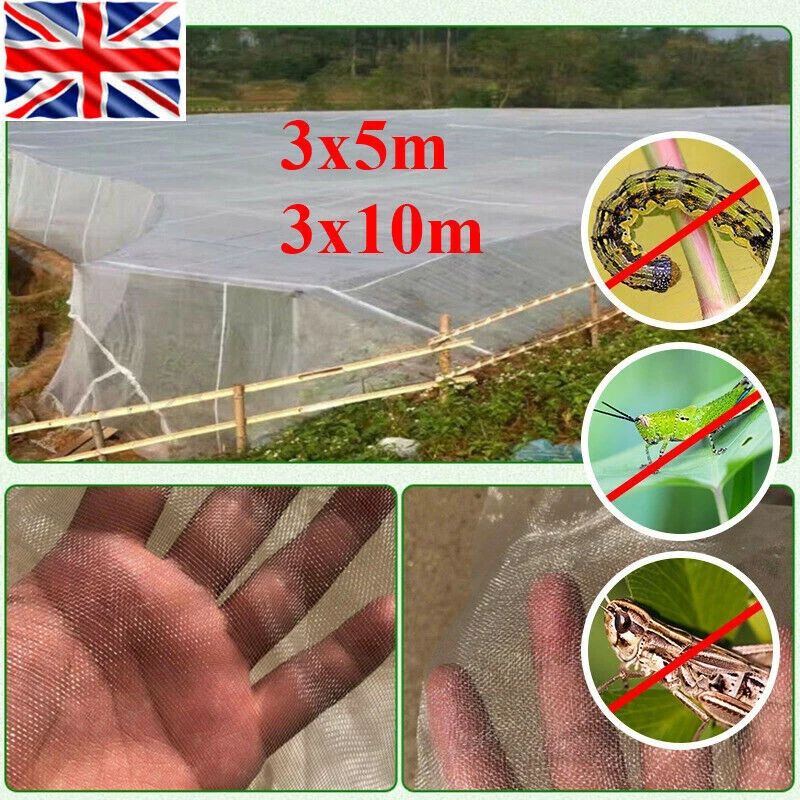 15M INSECT SCREEN NETTING NETS Fine Woven Mesh Anti Fly-Bug Butterfly Garden Net - Image 3 of 4