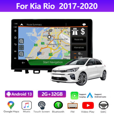 9'' Für Kia Rio 2017-2020 Autoradio Android 13 2+32GB GPS Navi Carplay WIFI RDS