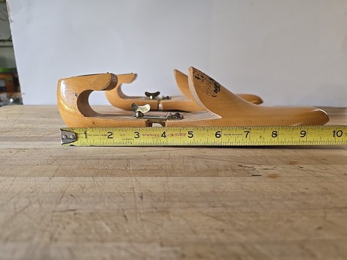 Vintage Pair F R Tripler & Co Shoe Wooden Stretchers Mackay New York 9-10 in - Picture 9 of 9