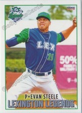 2019 Lexington Legends Evan Steele RC Rookie Kansas City Royals