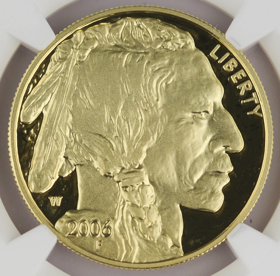 2006 W $50 American Buffalo 1 Oz 9999 Gold Proof Coin NGC PF70 PR70 Ultra Cameo - Image 3 of 4