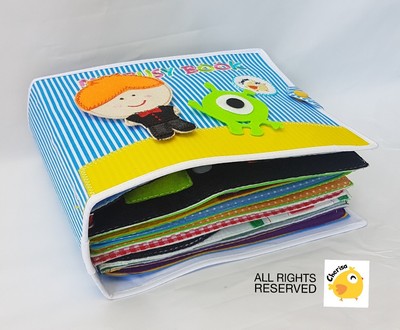 Download Handmade Quiet Book Felt Kids Busy Sensory Thai Quality Cheap Education Fabric Ebay