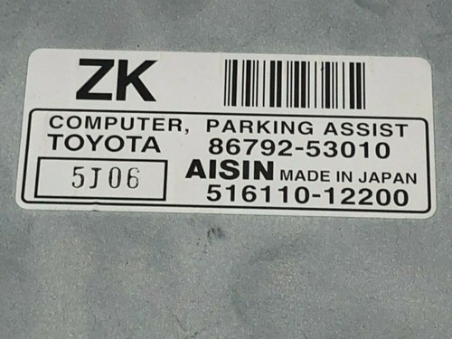 LEXUS IS250 220 EINPARKHILFE STEUERMODUL 86762-53010 516110-12200 2005-13 - Bild 3 von 4
