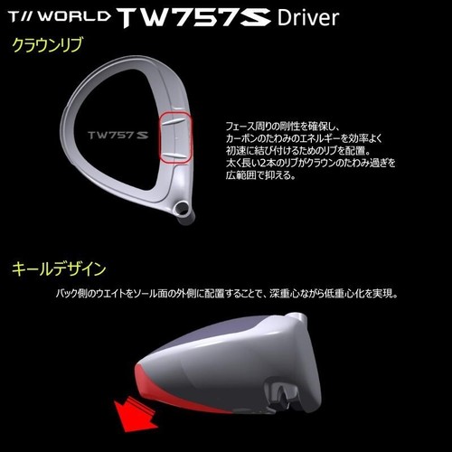 HONMA Golf Tour World 2022 TW757 Type-S Driver 10.5 Vizard Shaft 50 Flex-S - Picture 10 of 11