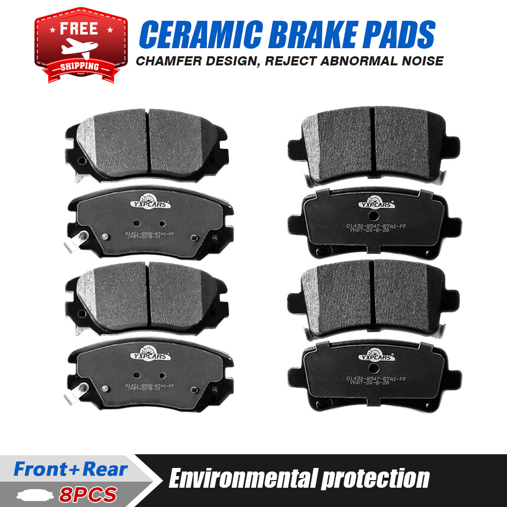 Front Rear Ceramic Disc Brake Pads for 20132016 Malibu 20142020 Chevy Impala eBay