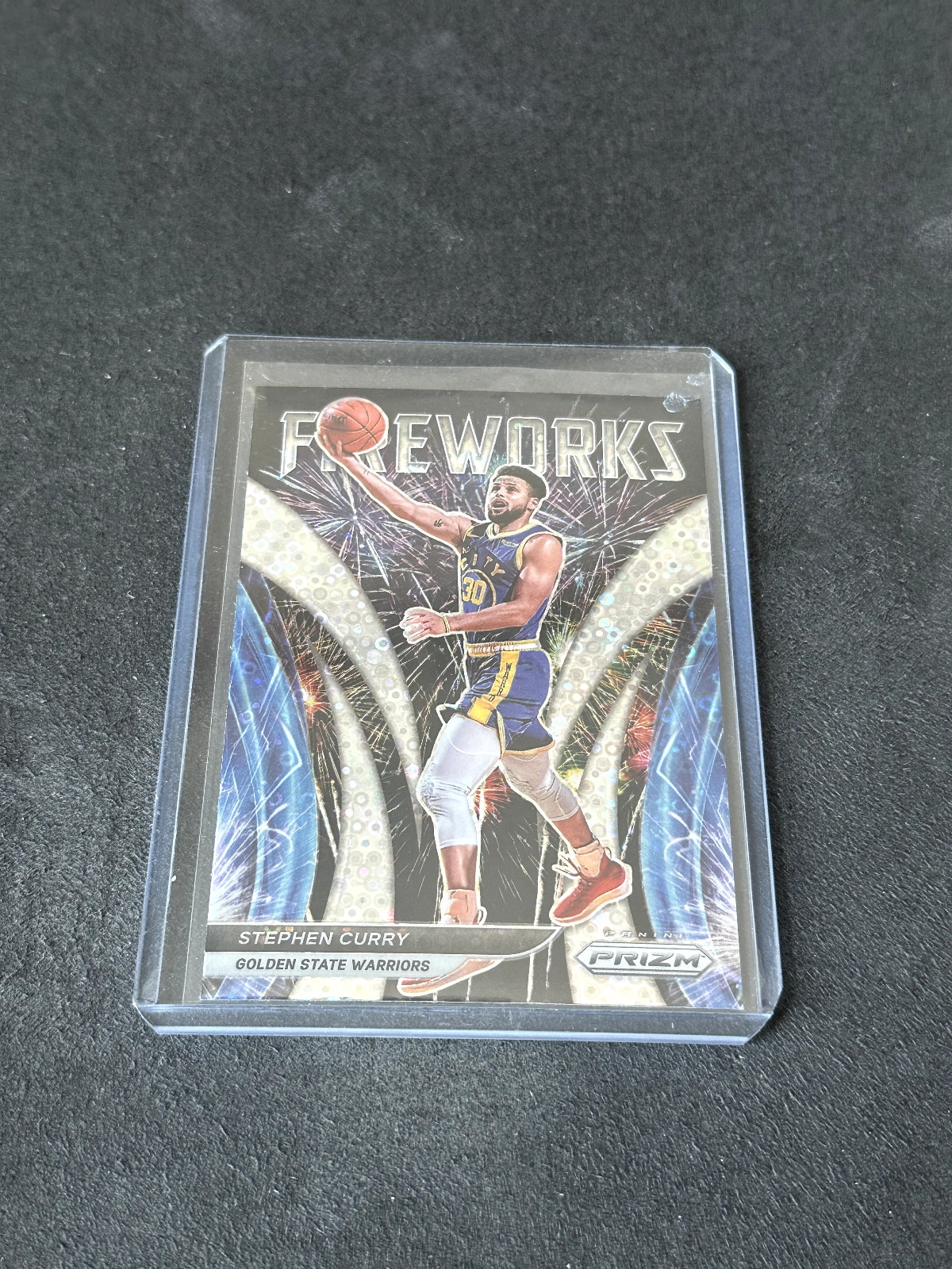 Stephen Curry 2021-22 Panini Prizm Fireworks Fast Break Prizm #2