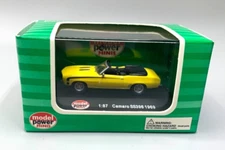 Model Power 1969 Chevy Camaro SS 396 Convertible Diecast Car 1/87 HO Yellow