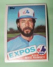 1985 Topps Montreal Expos Baseball Card #62 Mike Ramsey