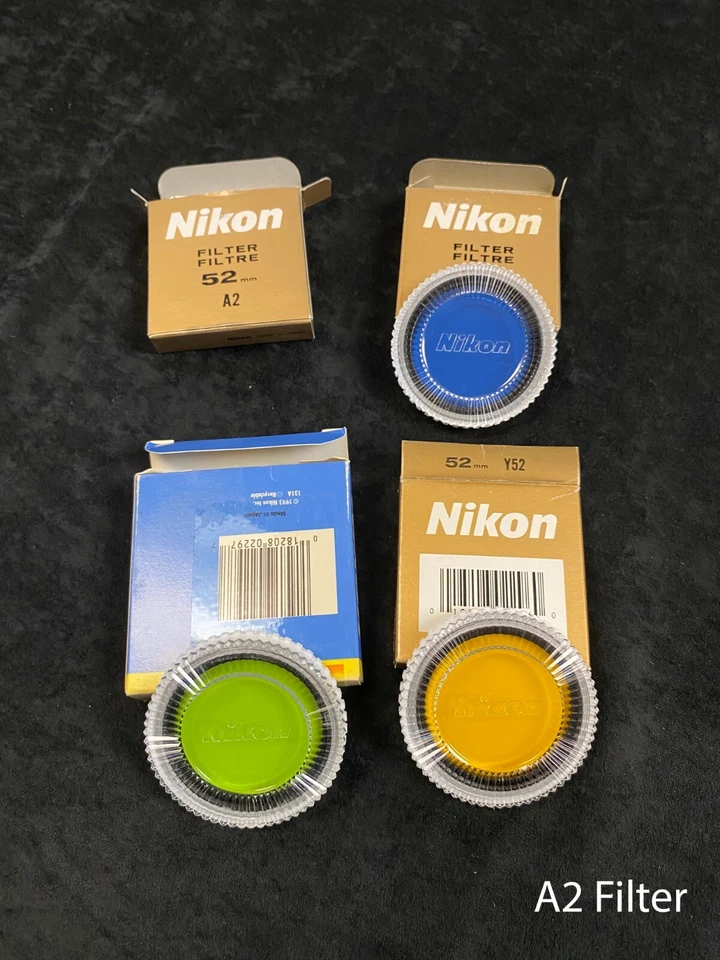 BRAND NEW Nikon 52mm Color Kit (A2, B12, Y52, & XO Green) - Image 4 of 4