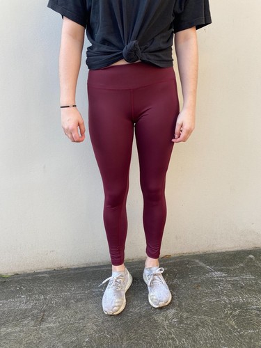 SYNDICATE Womens Fitness Yoga Gym SUPPLEX Legging BURGUNDY - Bild 2 von 7
