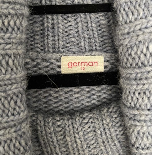 #8 GORMAN Alpaca Wool Acrylic Knit Turtle Neck Jumper Sweater Size 10 S - Picture 3 of 4