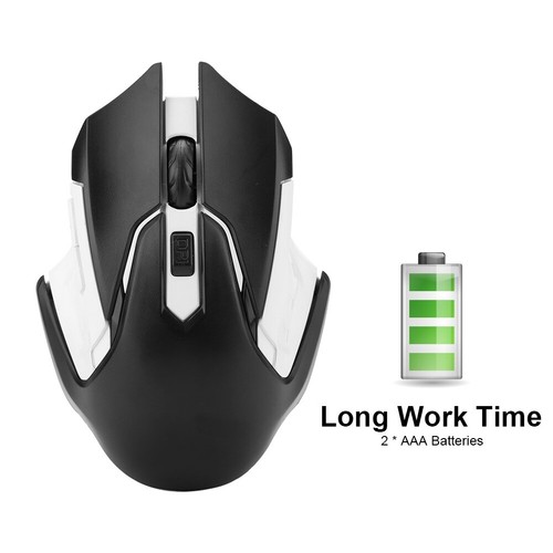 Optical 1200DPI Wireless Gaming Mouse Comfortable Grasp No Delay 2.4G Wirele Fit - Picture 11 of 13