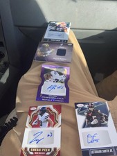 SAGE NCAA Football Autographed Trading Card Lot Tanner Arkin Rahsul Faison 5