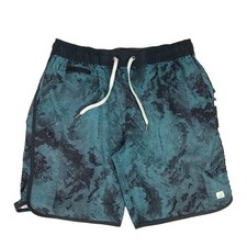 Vuori Banks Shorts Mens Medium M Green 8 Inseam Linerless Gym Running Surf V330