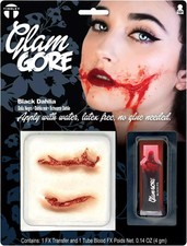 Glam Gore FX Transfer - Black Dahlia Makeup Prosthetic Glasgow Smile