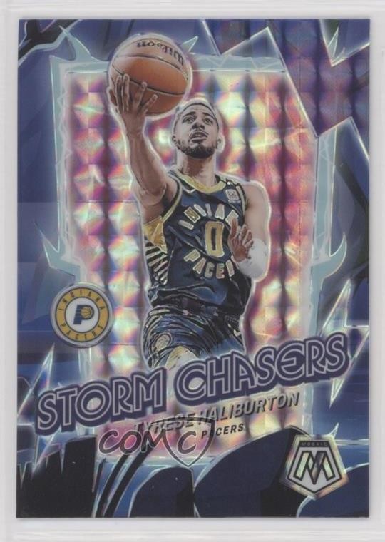 2023-24 Panini Mosaic Storm Chasers Tyrese Haliburton #10
