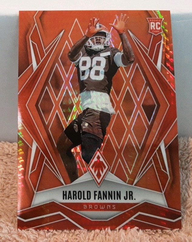 2025 Panini Phoenix Harold Fannin Jr. #217 (RC) Orange Hyper 03/99 🔥🐶🔥🐶