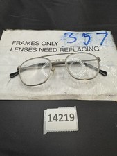 VTG AOP Z87 Silver Round Safety Glasses Frames 22 Parts Read 