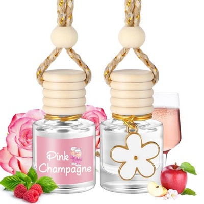 Siifert 2 Sets Hanging Car Air Freshener and 1 Fl Oz (Pack of 2), White 