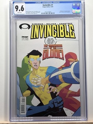 Invincible #7 CGC 9.6 NM+ White Pages Image Comics Kirkman