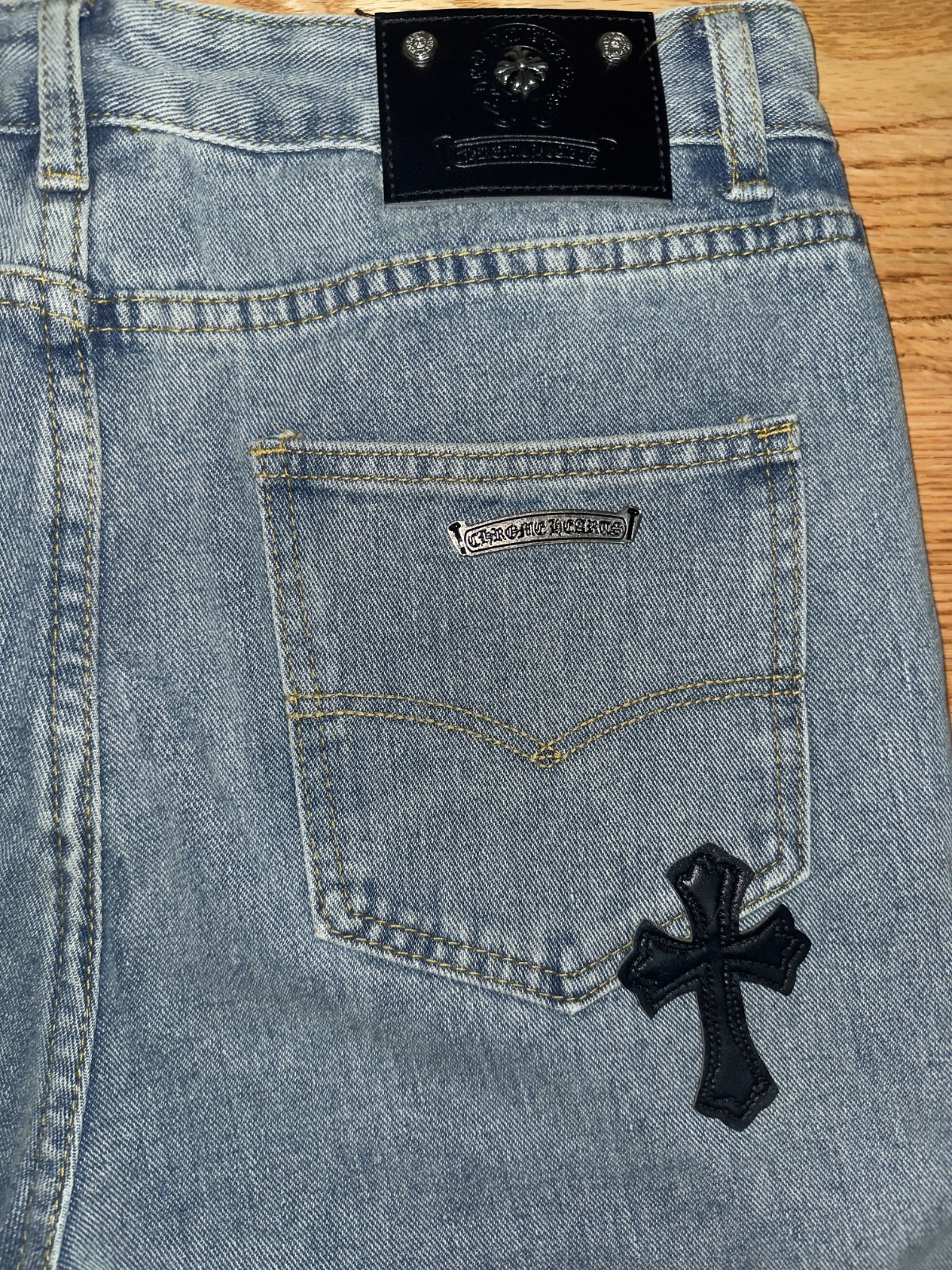 Chrome Hearts Cross Patch  Jeans - image 7