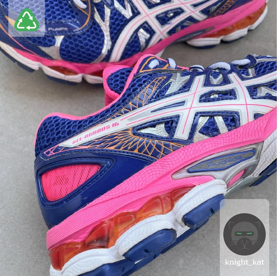 ASICS GEL Nimbus 16 Women's Sneakers US 8.5 [T485N] OMG! 😍💙🩷 - image 2 of 4