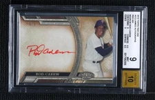 2015 Topps Tier One Acclaimed Red Ink 5/5 Rod Carew BGS 9 MINT Auto HOF 0x3f