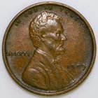 New Listing1909 Lincoln Wheat Cent XF/AU k710