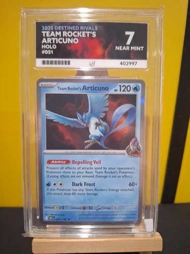 Team Rocket's Articuno 051/182 Stamped Promo- Destined Rivals- ACE 7