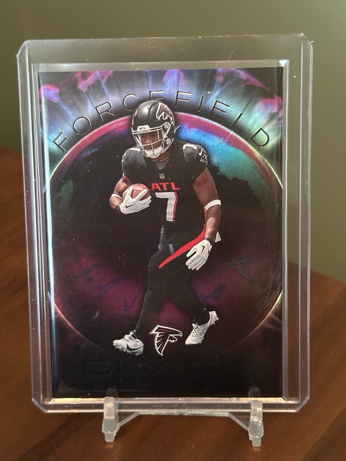 2023 Panini Black Forcefield Case Hit - Bijan Robinson #FOR-4 Atlanta Falcons