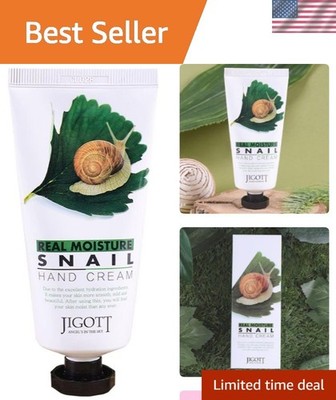 Real Moisture Snail Hand Cream 100ml - Essential Hydration for Daily Care