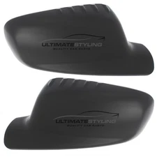 BMW 7 Series 2001-2009 Door Wing Mirror Covers Black Paintable Pair Left & Right