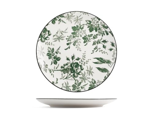 Assiettes plates H&H Margaret 27cm en porcelaine fine de table haut de gamme