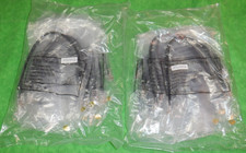 CAT 5E ETHERNET PATCH CABLE BLACK 1 Foot RJ45 NEW LOT OF 20