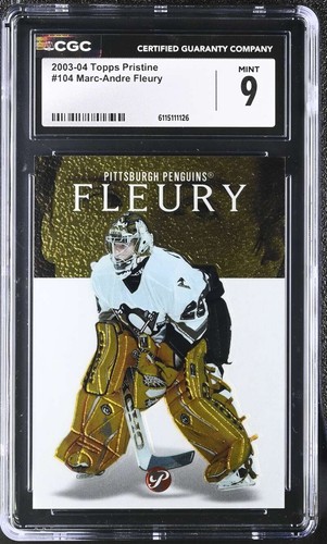Marc Andre Fleury #104 2003 Topps Pristine card