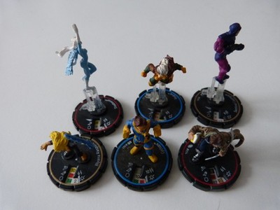 +6x Marvel HeroClix X-Men+ +#042/#054/083/#122/#204/#213+ +gebraucht+ +Wizkids+